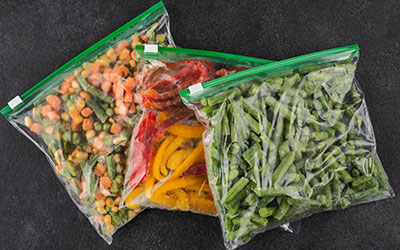 Frozen food PET plastic bags Samtone Industries